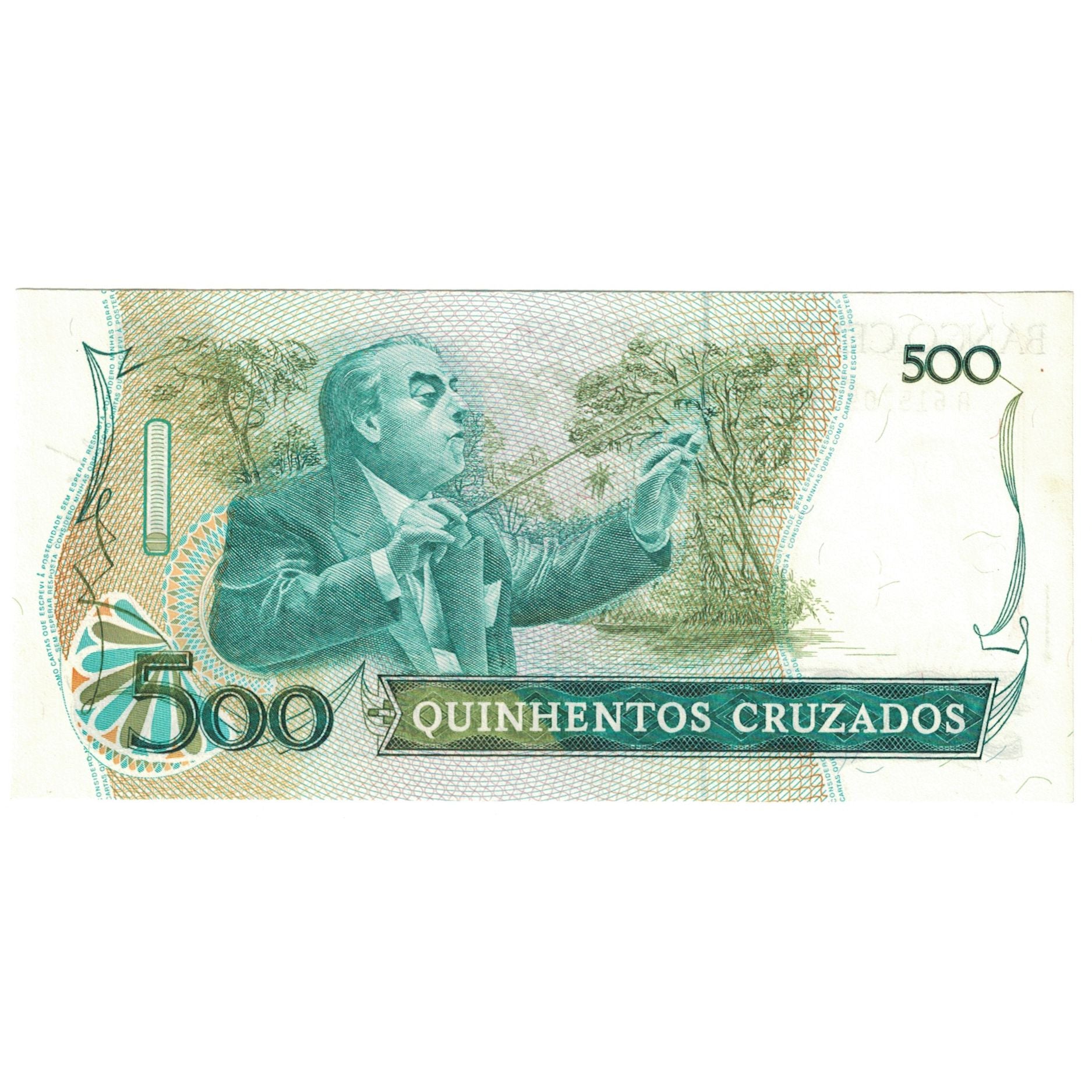 Billete, 500 Cruzados, Undated (1986), Brasil, KM:212, UNC