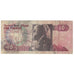 Nota, Egito, 10 Pounds, 1978-2000, KM:51, EF(40-45)