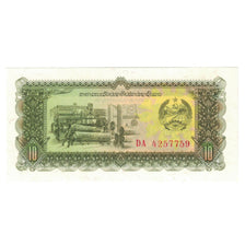 Billet, Laos, 10 Kip, Undated (1979), KM:27r, NEUF