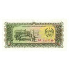 Banknot, Lao, 10 Kip, Undated (1979), KM:27r, UNC(65-70)