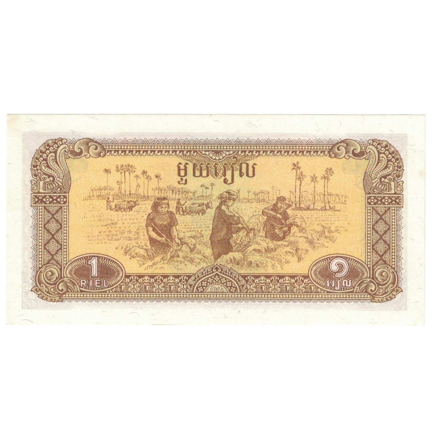 Billet, Cambodge, 1 Riel, Undated (1979), KM:28a, NEUF