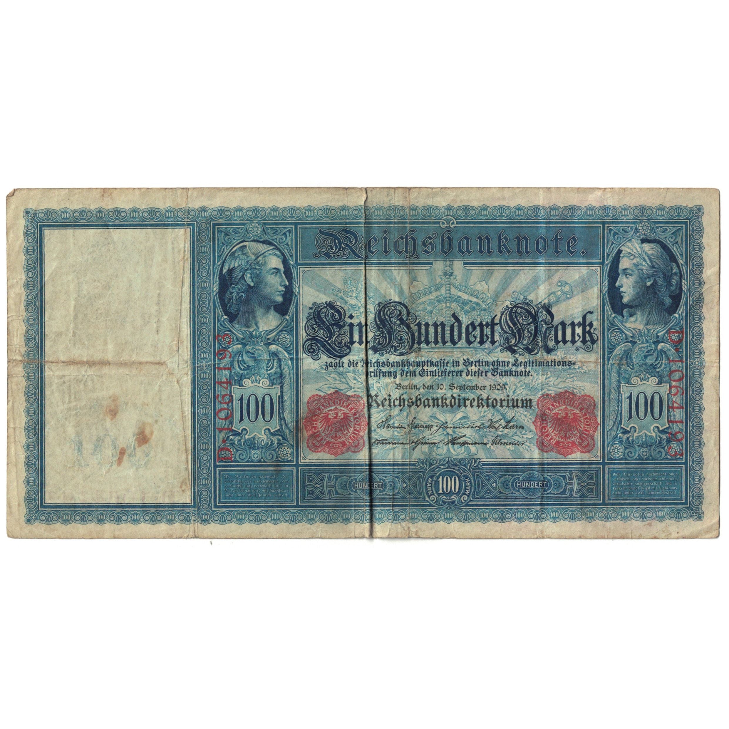 Banknote, Germany, 100 Mark, 1910, 1910-04-21, KM:42, EF(40-45)