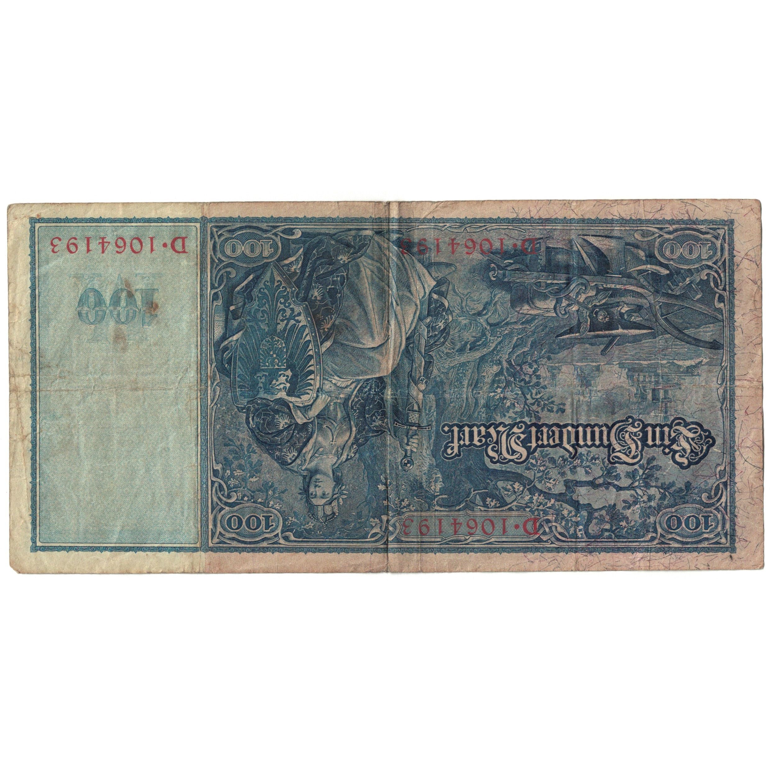 Banknote, Germany, 100 Mark, 1910, 1910-04-21, KM:42, EF(40-45)