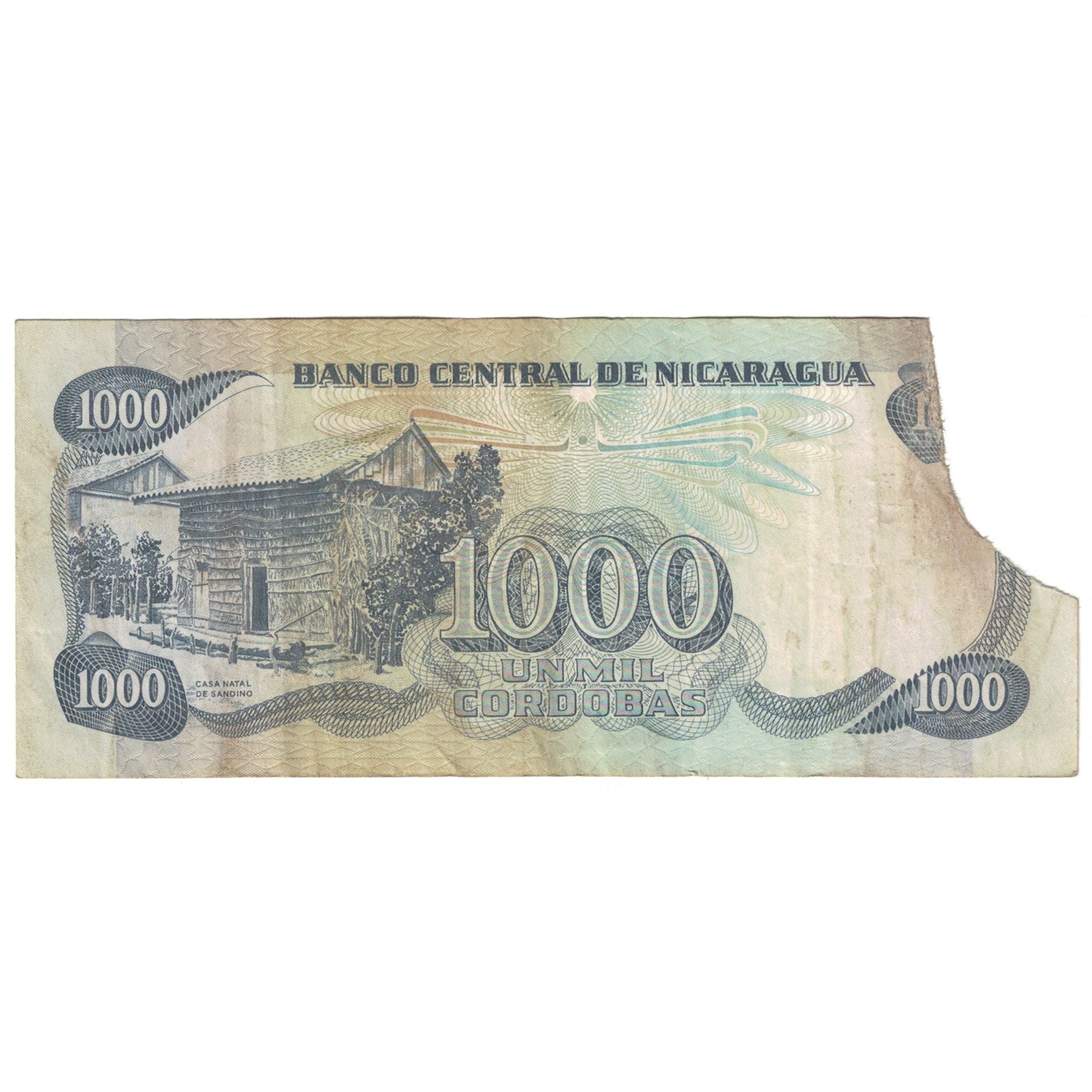 Banknot, Nicaragua, 1000 Cordobas, 1985-06-11, KM:145a, AG(1-3)