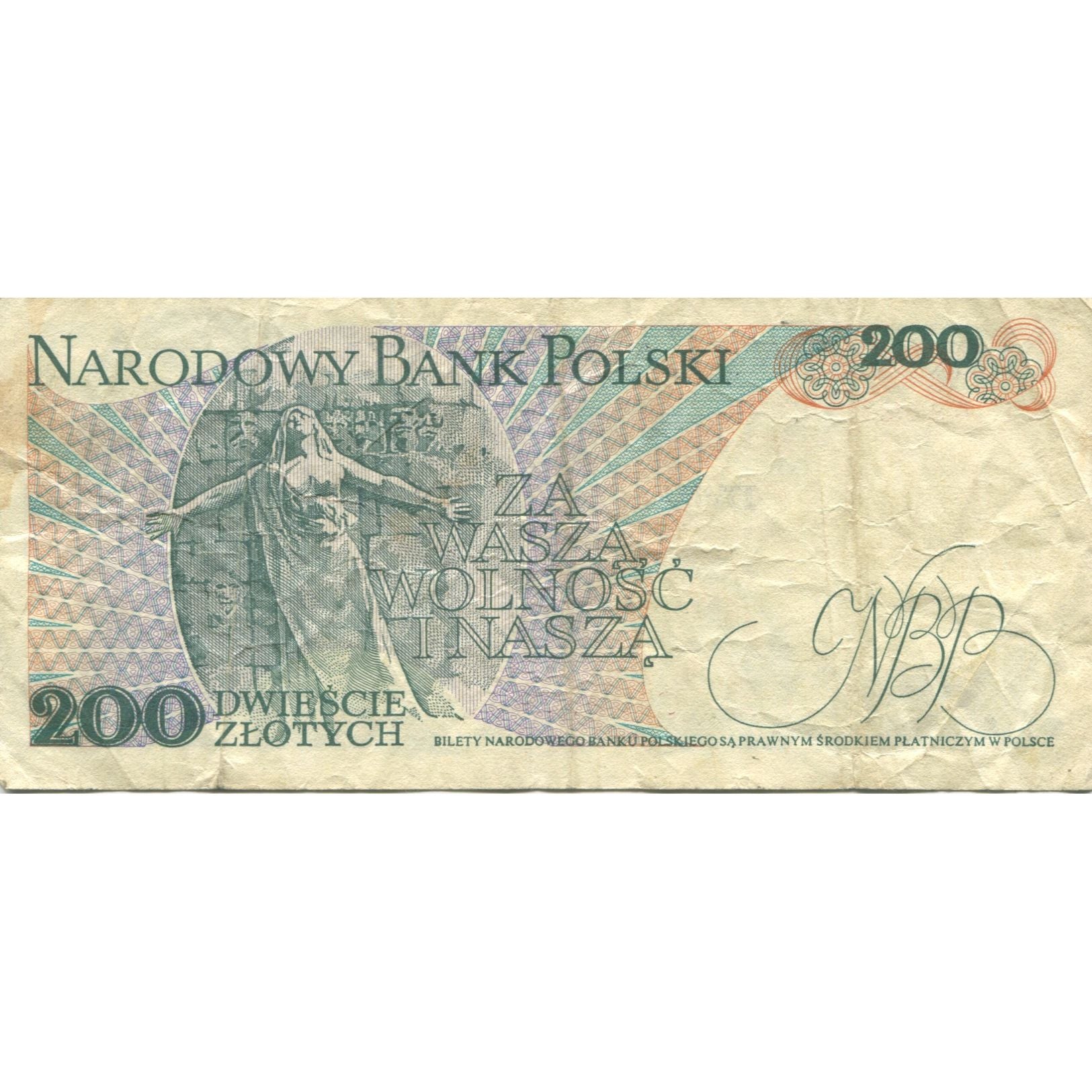 Banknote, Poland, 200 Zlotych, 1982, 1982-06-01, KM:144c, VG(8-10)