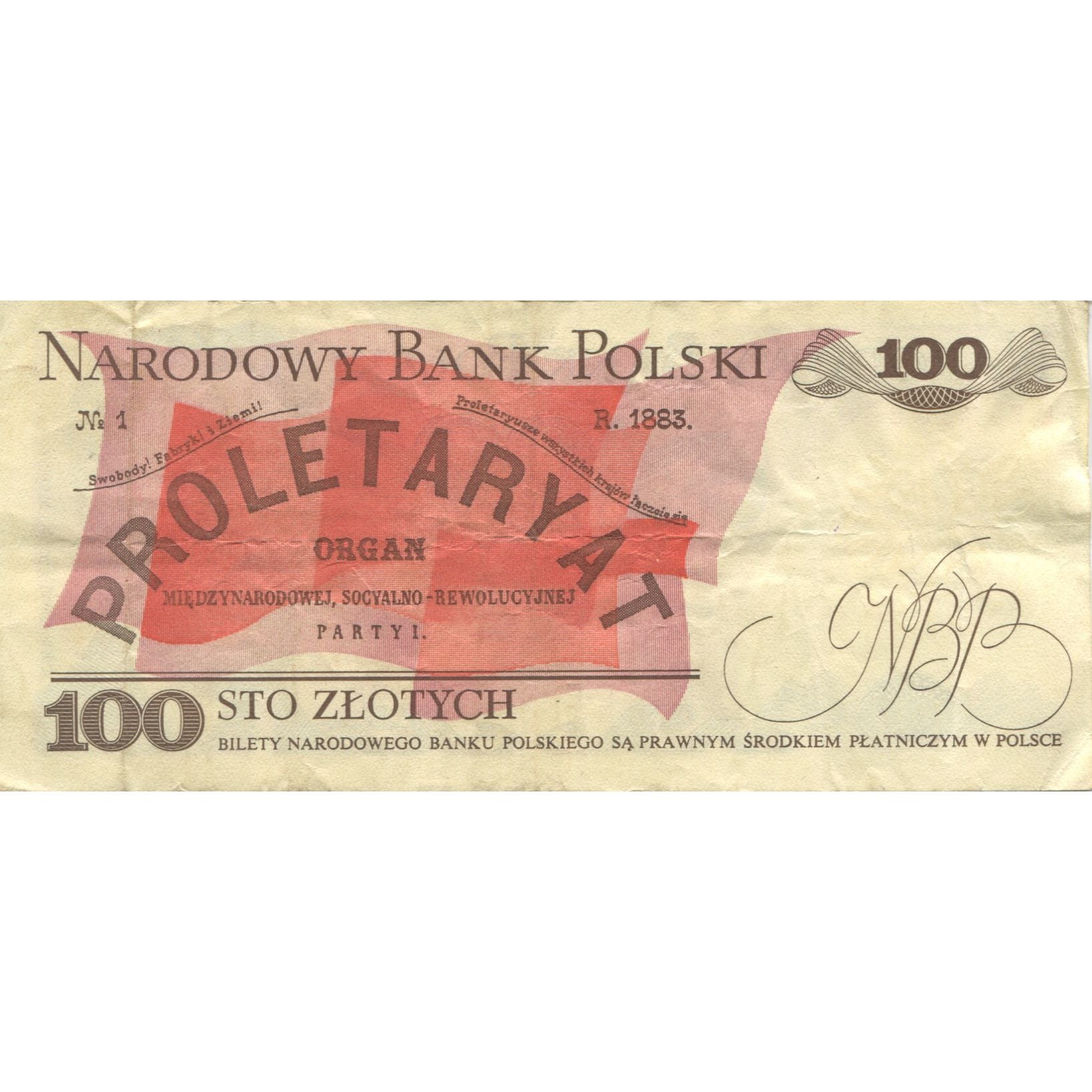 Biljet, Polen, 100 Zlotych, 1979, 1979-06-01, KM:143c, B