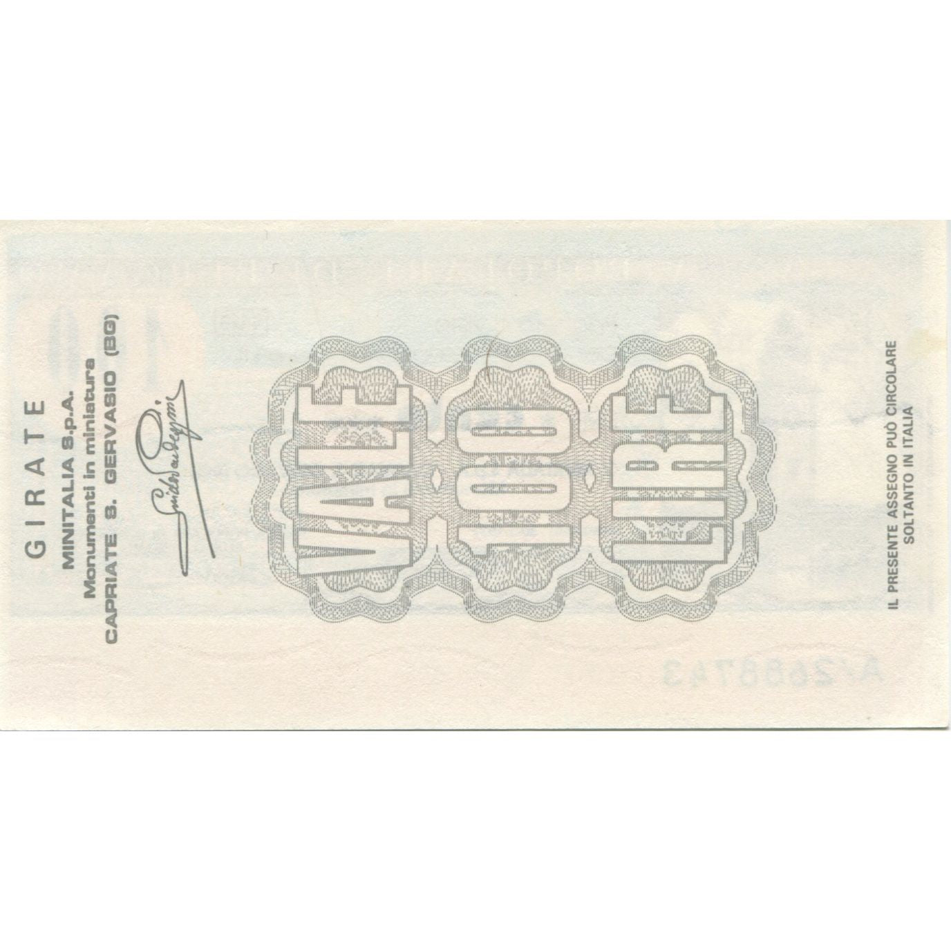Banknote, Italy, 100 Lire, 1977, 1977-03-30, Bergamo, UNC(65-70)