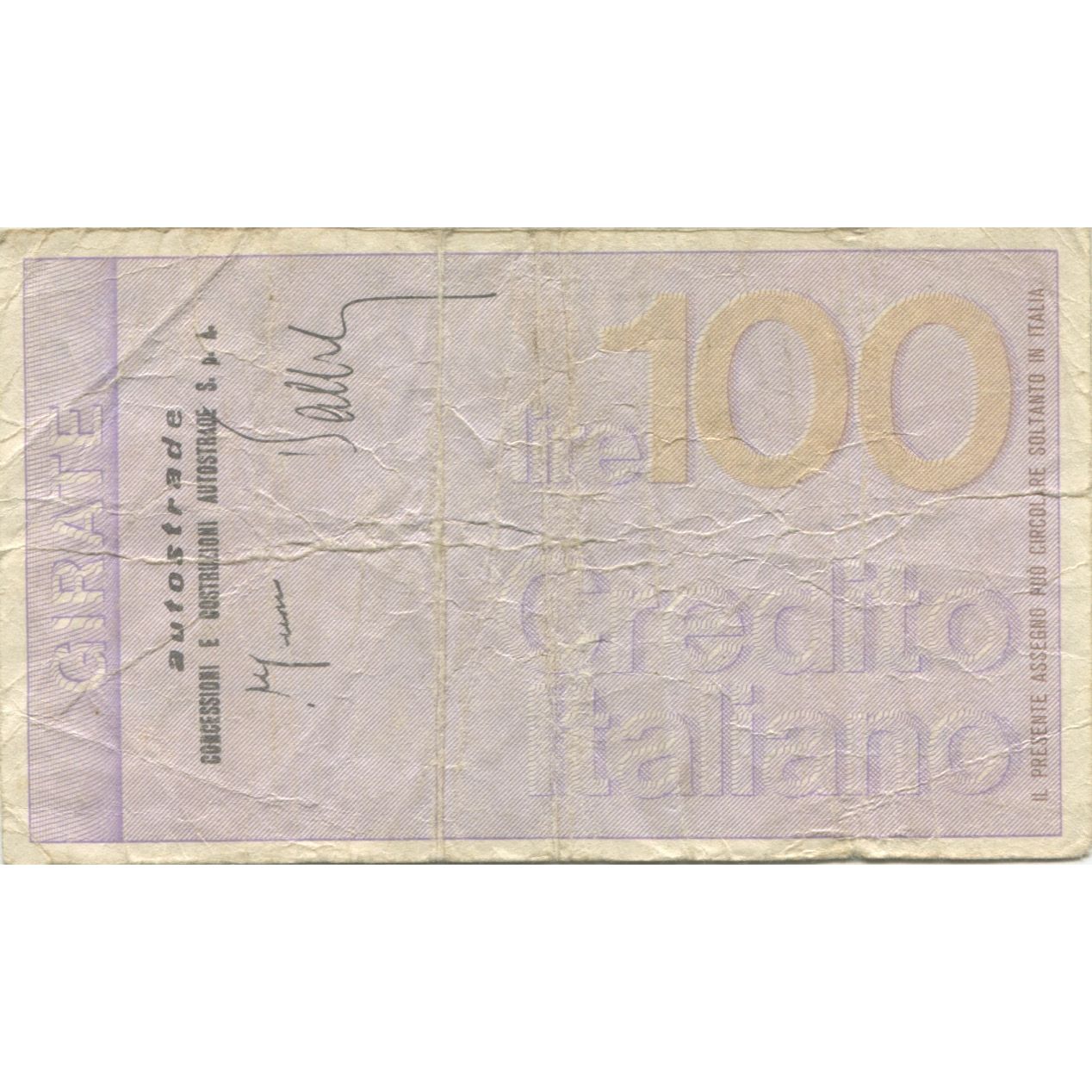 Billete, 100 Lire, 1976, Italia, 1976-09-06, Credito Italiano, RC
