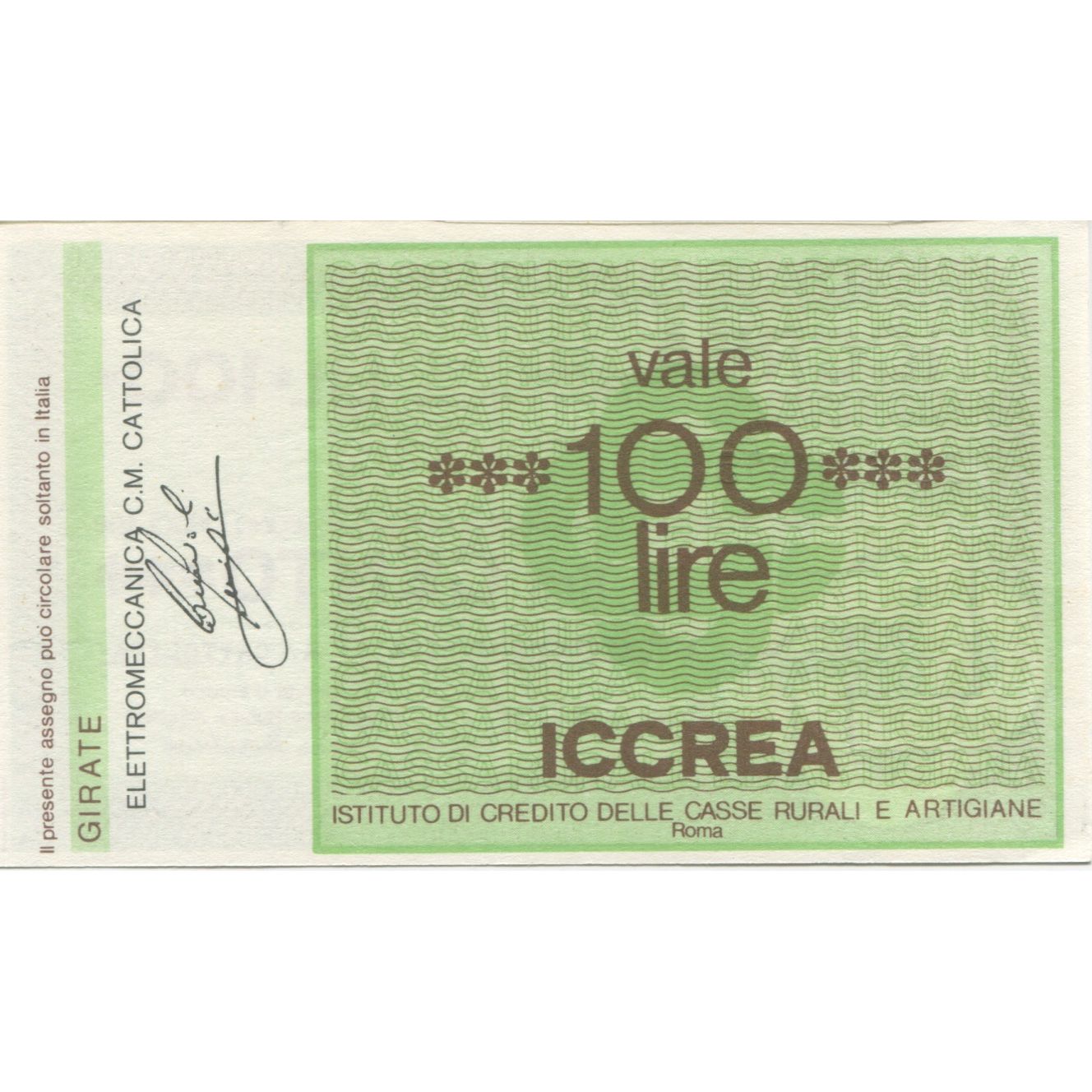 Banconote, Italia, 100 Lire, 1977, 1977-02-18, FDS