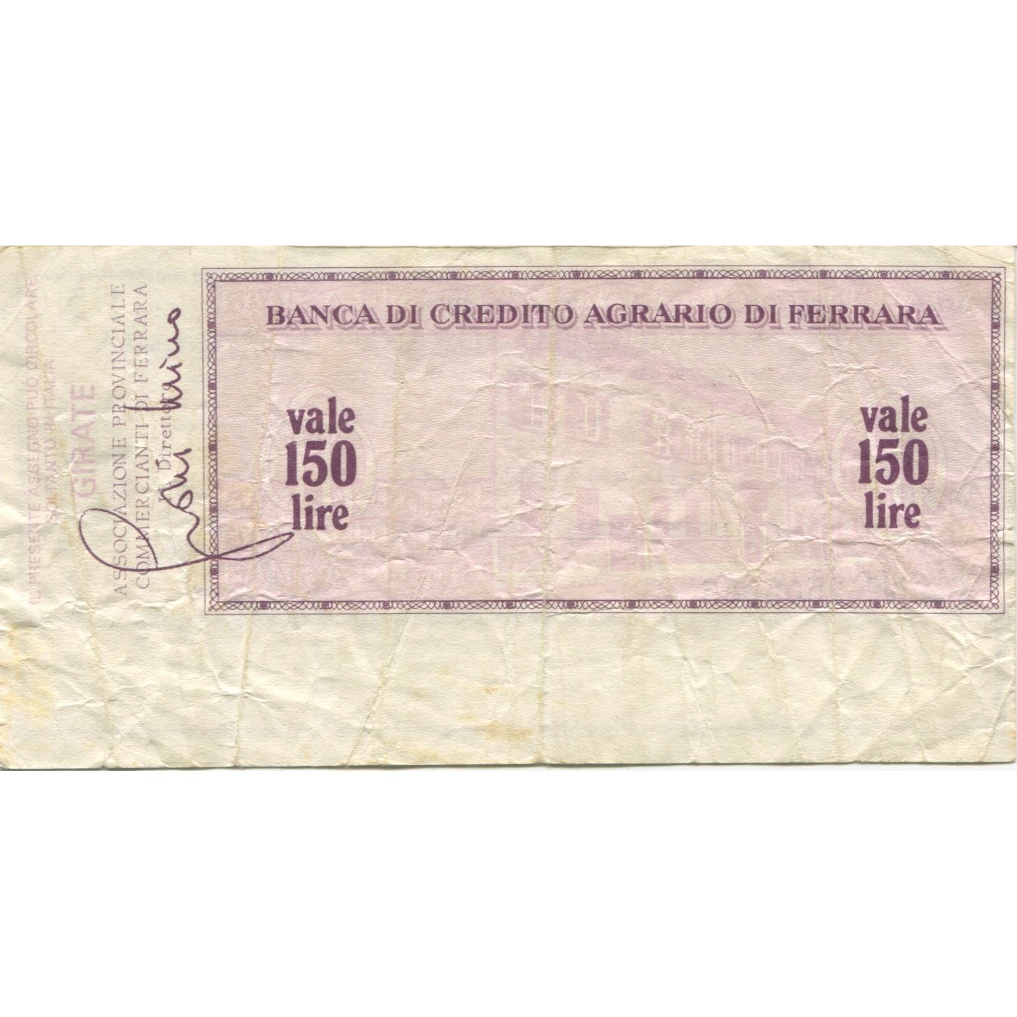 Geldschein, Italien, 150 Lire, 1977, 1977-01-03, SGE