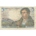 França, 5 Francs, Berger, 1943, K.104, EF(40-45), Fayette:5.5, KM:98a