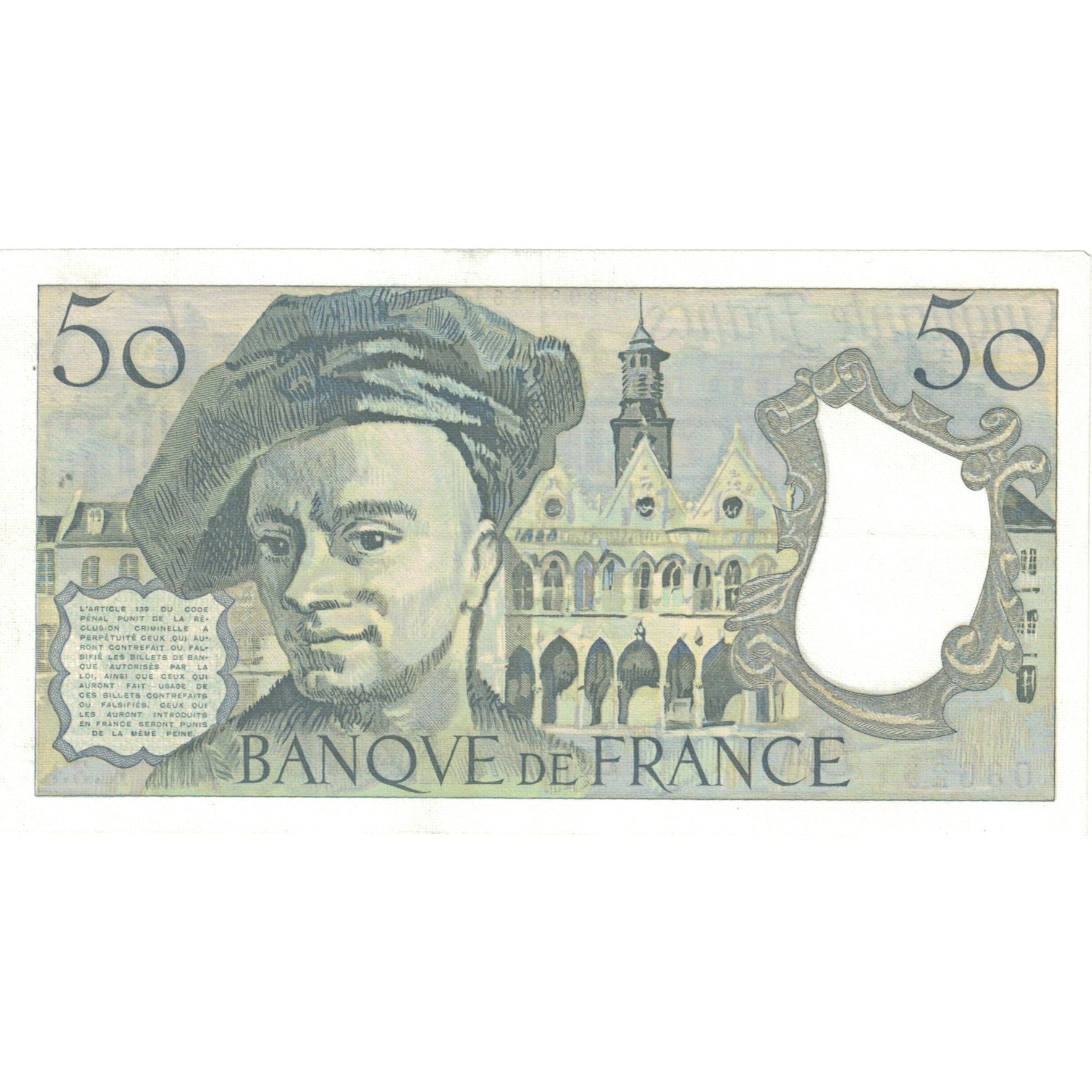 Francia, 50 Francs, Quentin de La Tour, 1983, K.33 036251, UNC, Fayette:F67.17