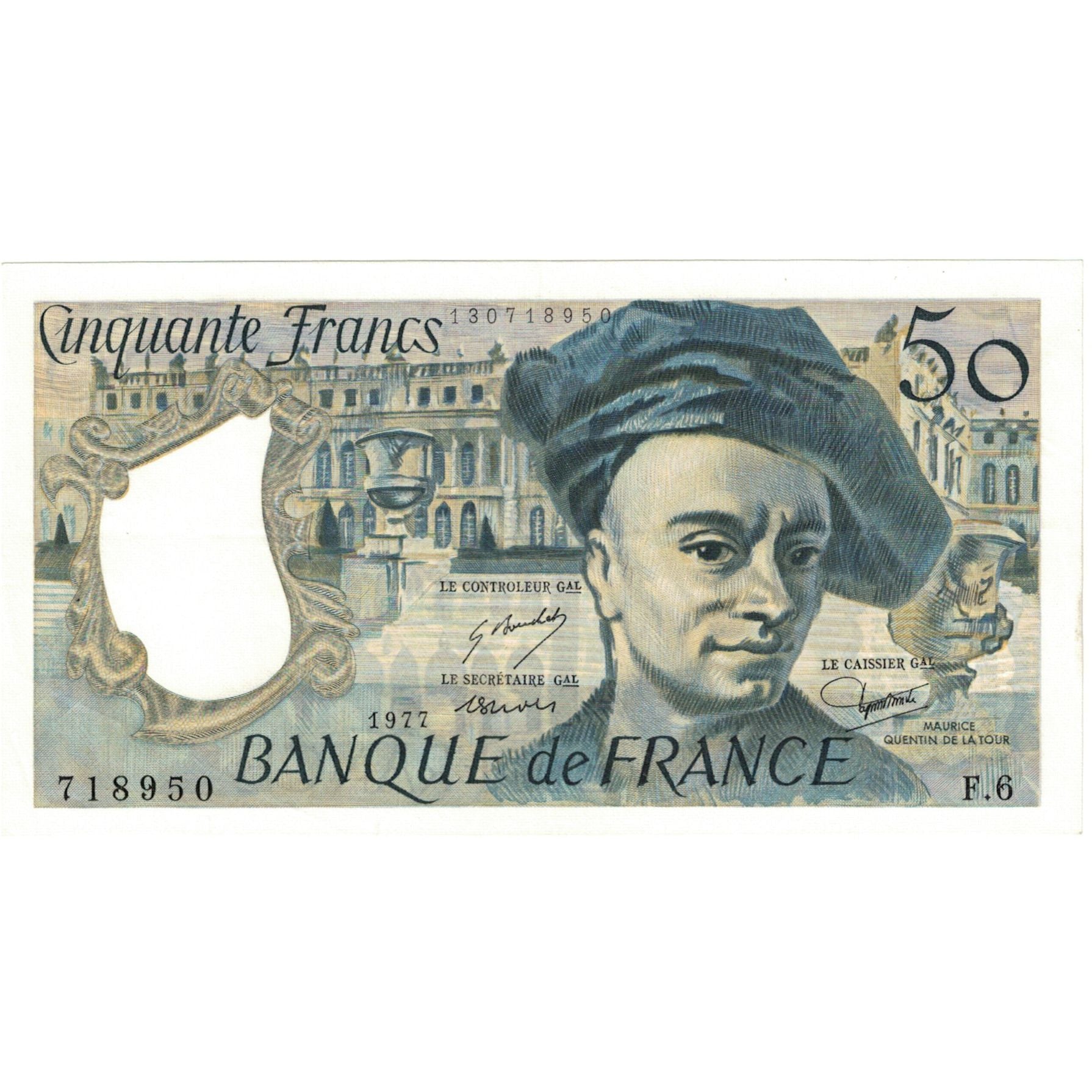 Francja, 50 Francs, Quentin de La Tour, 1980, F.6 718950, UNC(65-70)