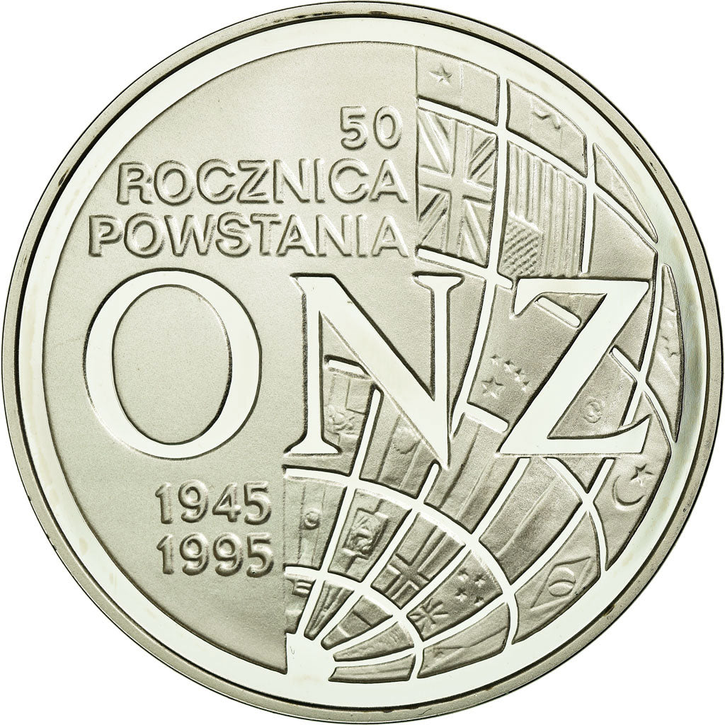 Coin, Poland, 20 Zlotych, 1995, MS(65-70), Silver, KM:291