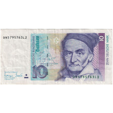 Banknote, GERMANY - FEDERAL REPUBLIC, 10 Deutsche Mark, 1989, 1989-01-02