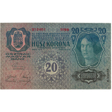 Banknote, Austria, 20 Kronen, 1913, 1913-01-02, KM:14, AU(55-58)