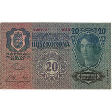 Billet, Autriche, 20 Kronen, 1913, 1913-01-02, KM:14, SUP