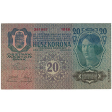 Banknote, Austria, 20 Kronen, 1913, 1913-01-02, KM:14, AU(55-58)