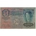 Banconote, Austria, 20 Kronen, 1913, 1913-01-02, KM:14, SPL-