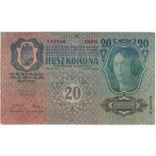 Banknote, Austria, 20 Kronen, 1913, 1913-01-02, KM:14, EF(40-45)