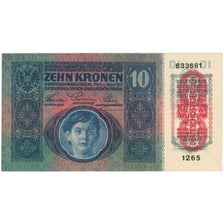 Banknote, Austria, 10 Kronen, 1915, 1915-01-02, KM:51a, UNC(65-70)