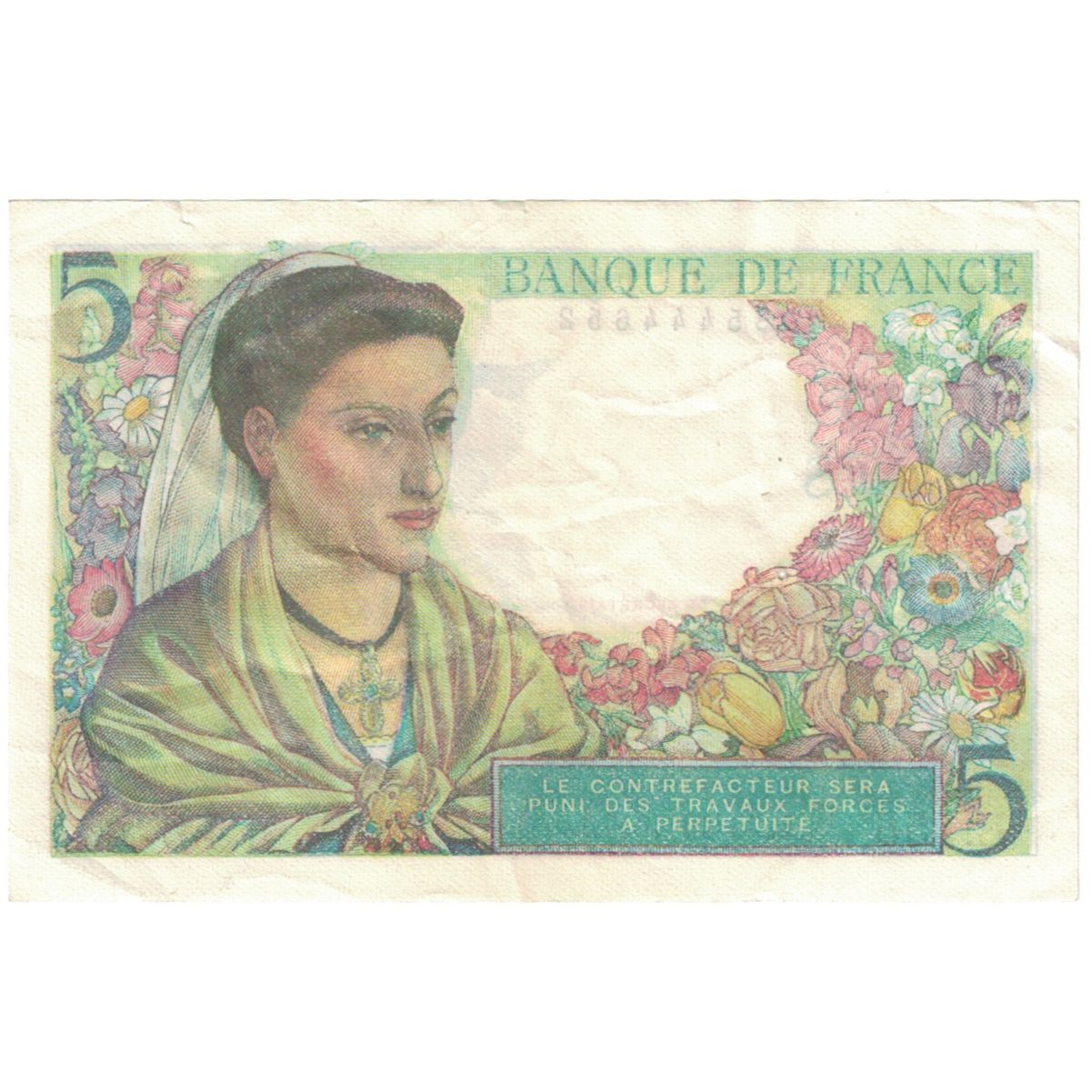 Francia, 5 Francs, Berger, 1947, E.155 44652, SPL, Fayette:5.7, KM:98b