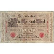 Nota, Alemanha, 1000 Mark, 1910, 1910-04-21, KM:44a, VF(20-25)