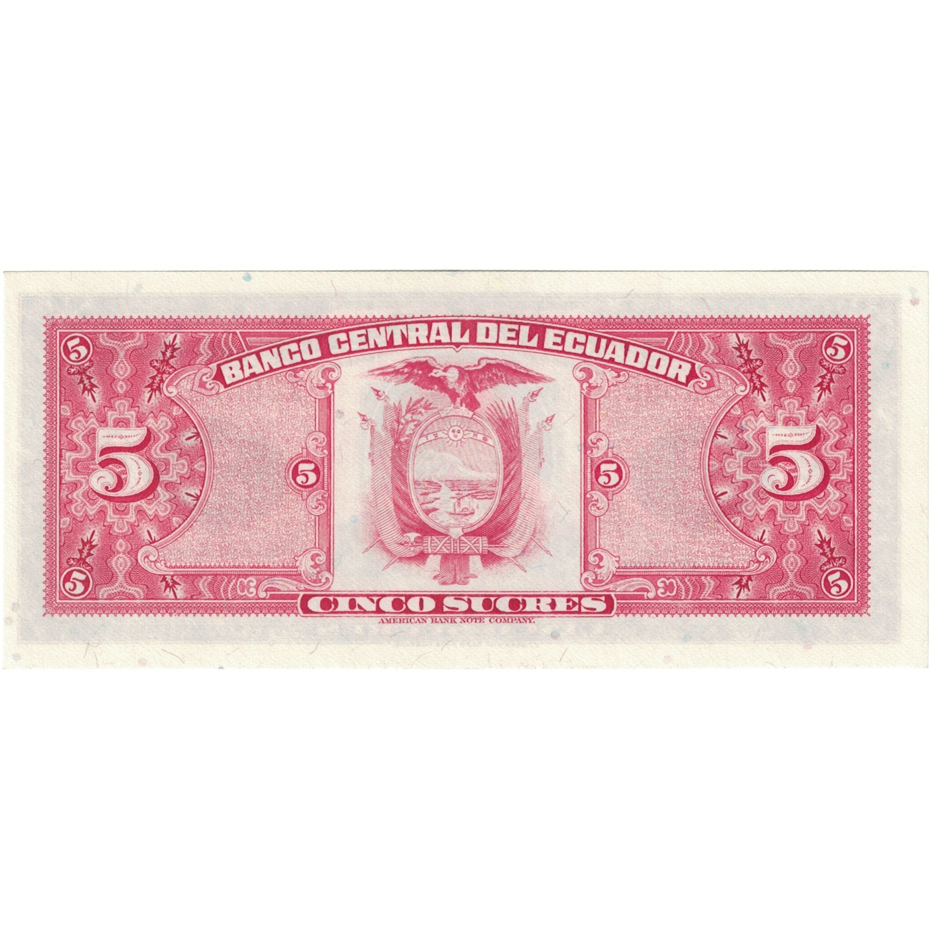 Banknote, Ecuador, 5 Sucres, 1983-04-20, KM:108b, EF(40-45)