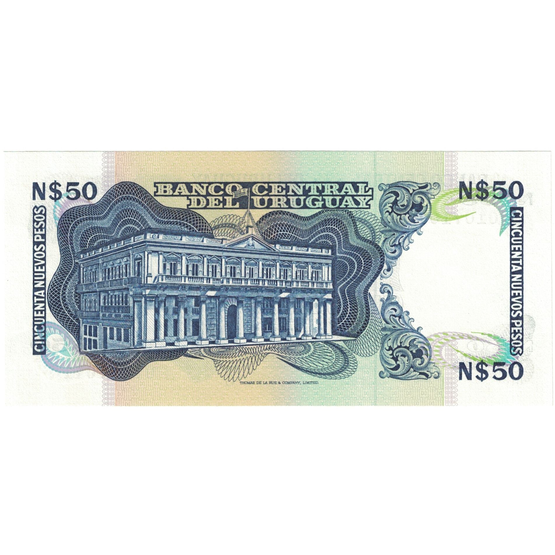 Billet, Uruguay, 50 Nuevos Pesos, Undated (1975), KM:59, NEUF