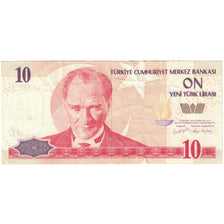 Banconote, Turchia, 10 New Lira, 2005, KM:218, BB+