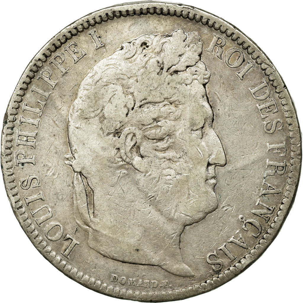 Coin, France, Louis-Philippe, 5 Francs, 1831, Paris, VF(20-25), Silver