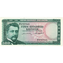 Banknote, Iceland, 500 Kronur, 1961, 1961-03-29, KM:45a, UNC(65-70)