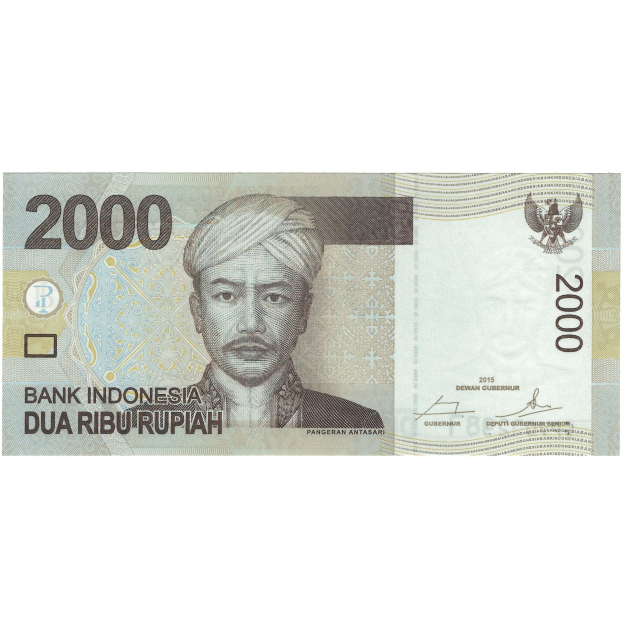 Banconote, Indonesia, 2000 Rupiah, 2016, FDS