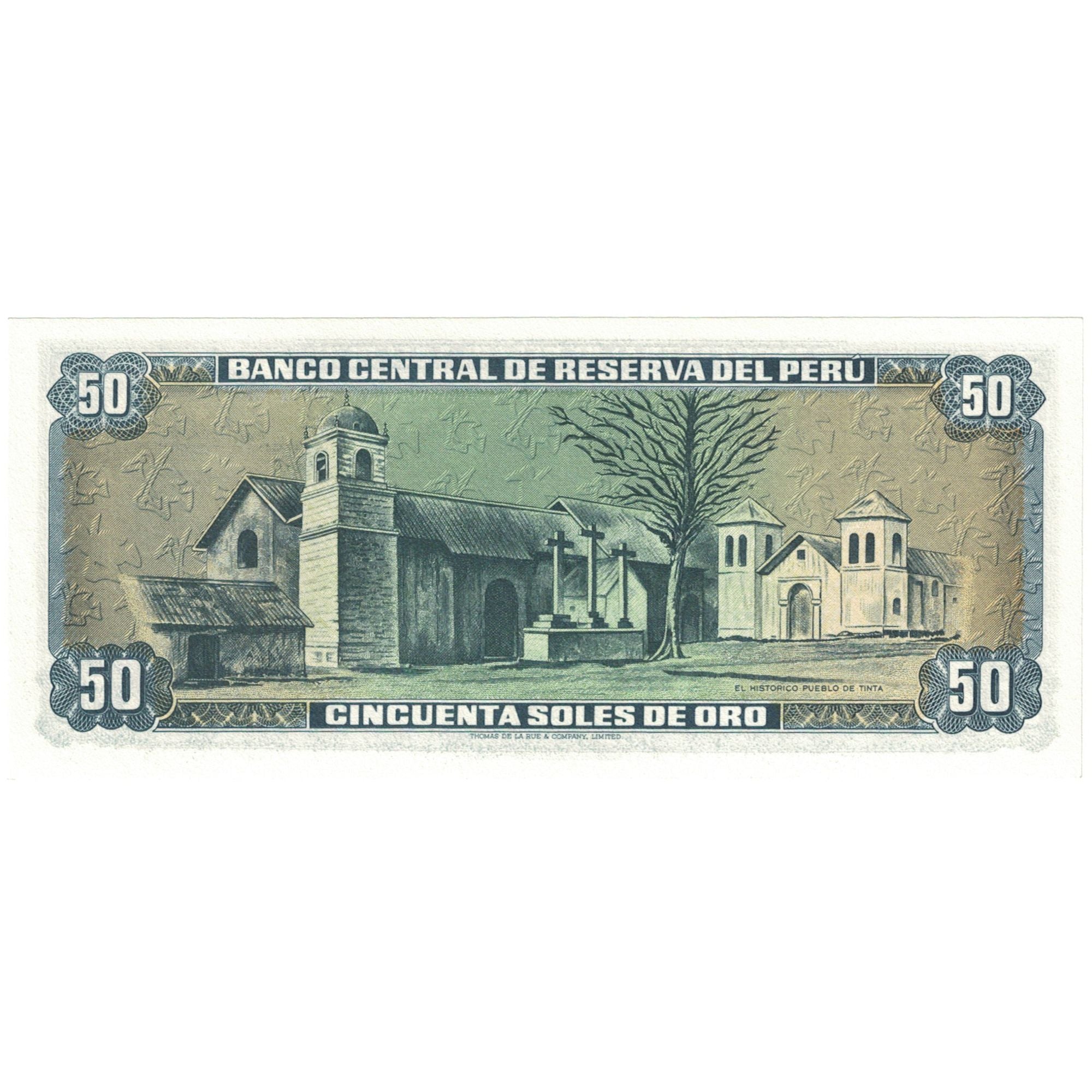 Banconote, Perù, 50 Soles De Oro, 1977-12-15, KM:113, FDS