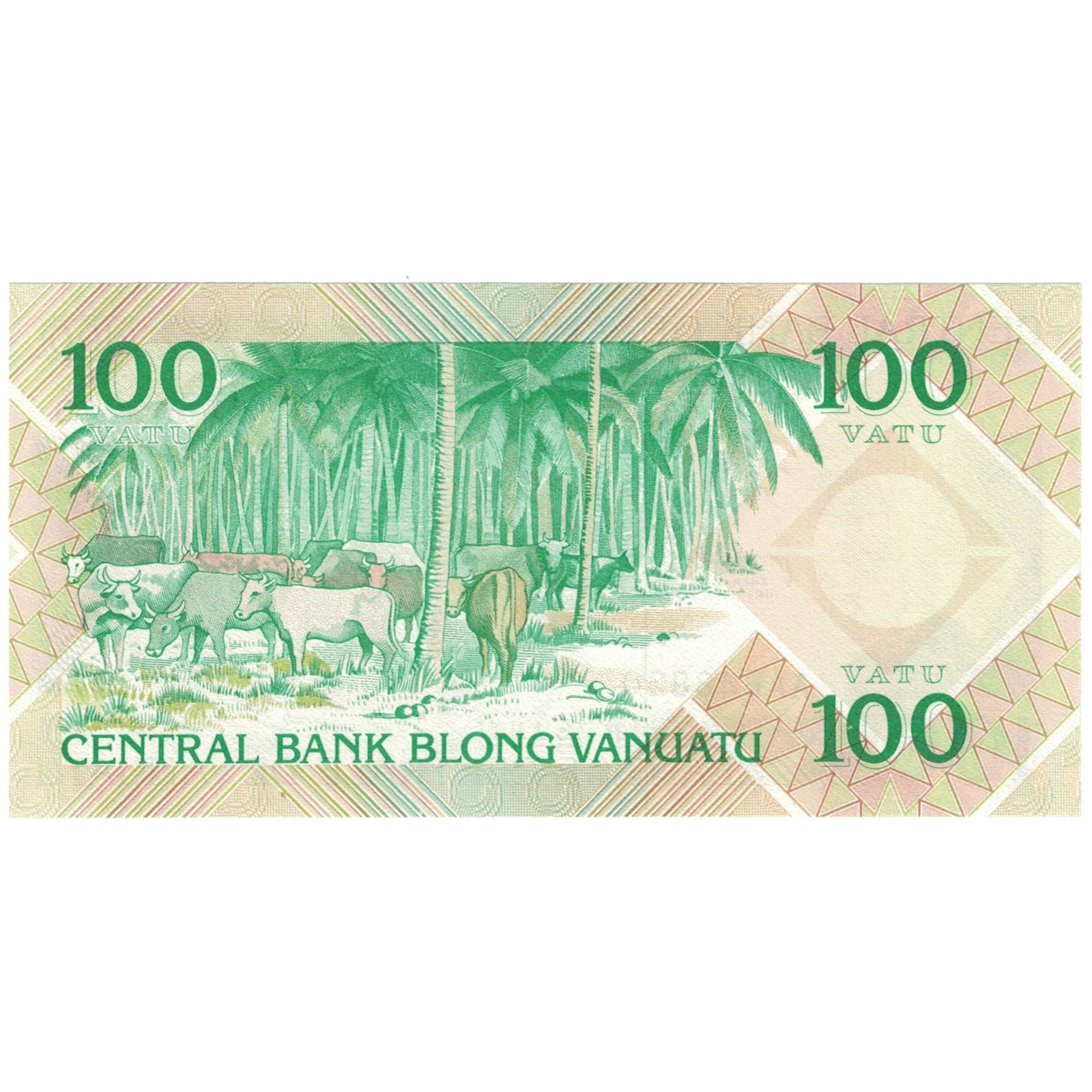 Nota, Vanuatu, 100 Vatu, Undated (1982), KM:1a, UNC(65-70)