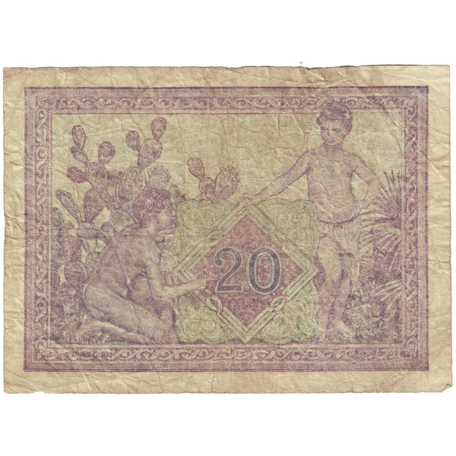 Banknote, Algeria, 20 Francs, 1945, 1945-05-07, KM:92b, VF(20-25)