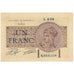 França, Paris, 1 Franc, 1920, UNC(60-62), Pirot:97-23