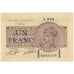 France, Paris, 1 Franc, 1920, UNC(60-62), Pirot:97-23