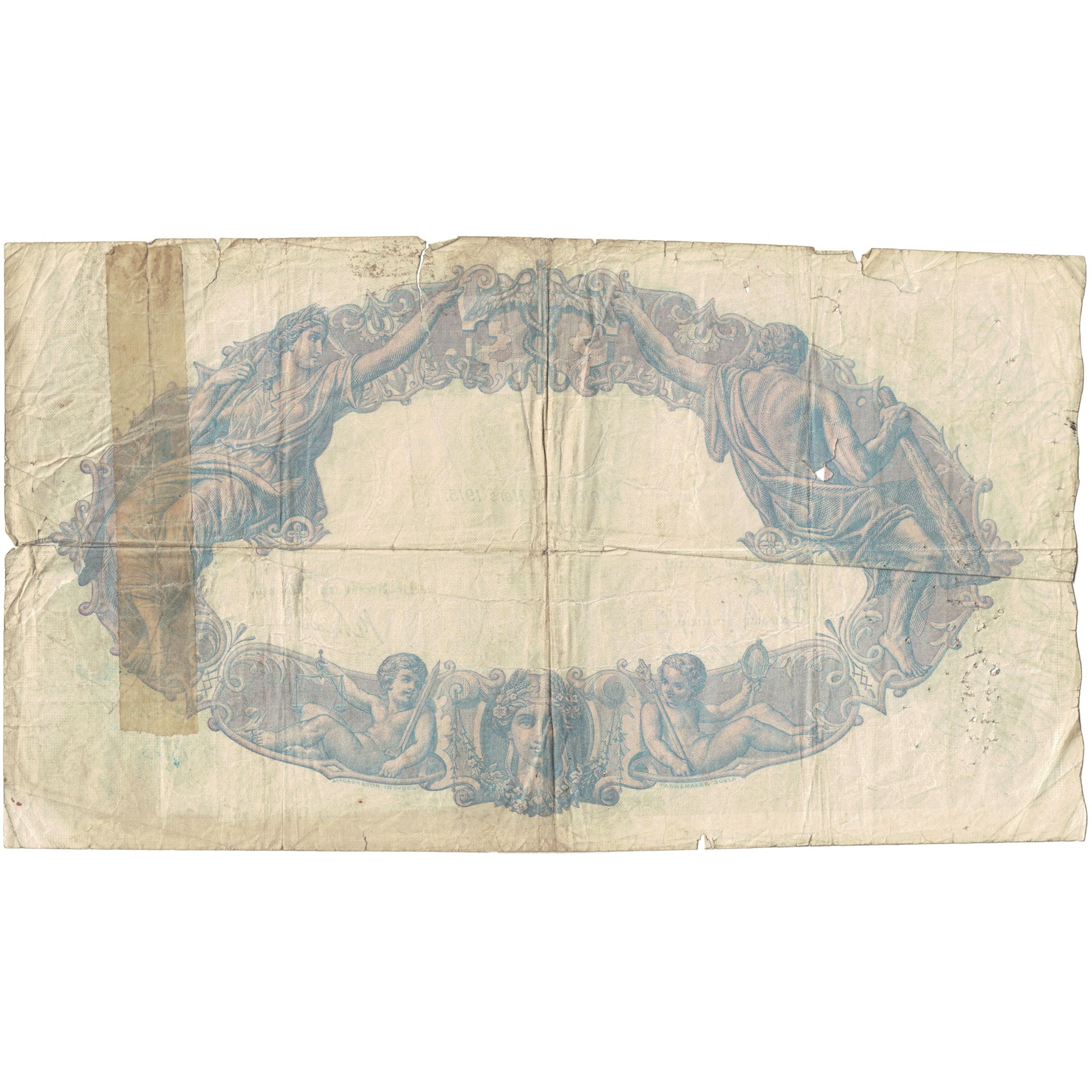 Francia, 500 Francs, 1915, O.422 861, B, Fayette:30.22, KM:66g