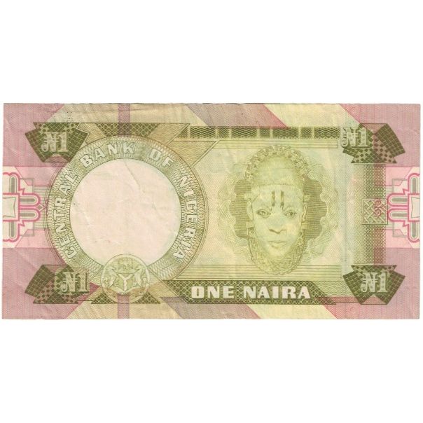 Geldschein, Nigeria, 1 Naira, KM:23a, SS
