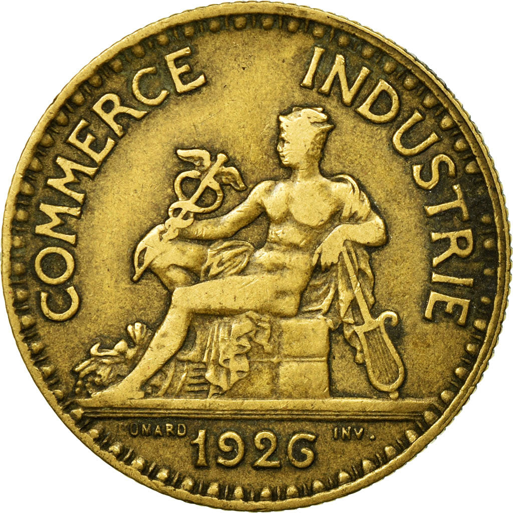 Monnaie, France, Chambre de commerce, 2 Francs, 1926, Paris, TTB