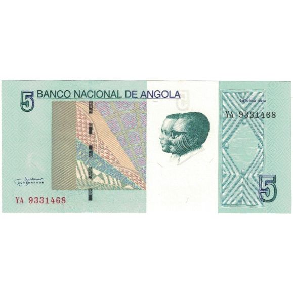 Banknote, Angola, 5 Kwanzas, 2012, UNC(65-70)