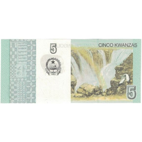Banknote, Angola, 5 Kwanzas, 2012, UNC(65-70)