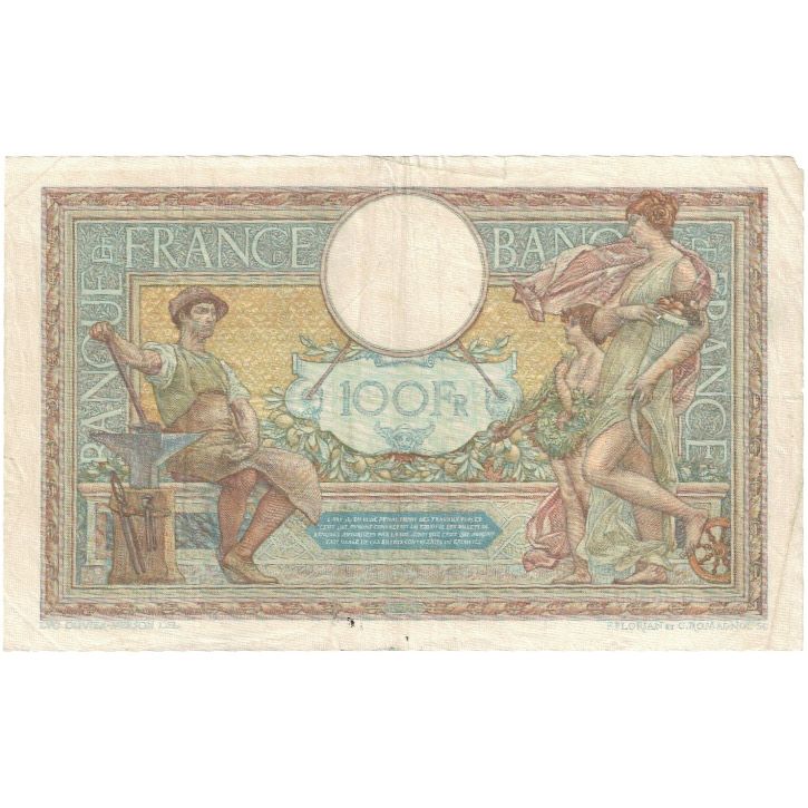 Francia, 100 Francs, Luc Olivier Merson, 1932, O.35503, BB, Fayette:24.11