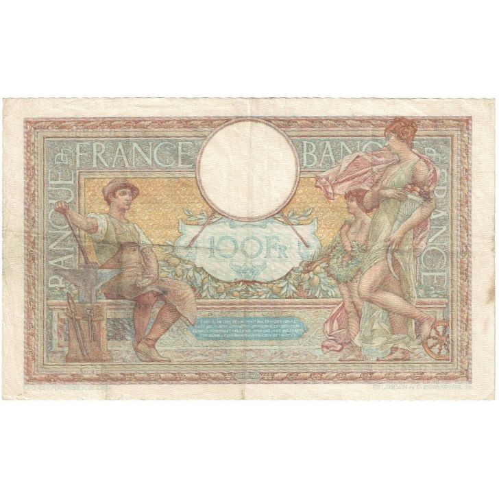 Francia, 100 Francs, Luc Olivier Merson, 1939, Q.64263, BB, Fayette:25.41