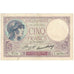France, 5 Francs, A.52791, EF(40-45), Fayette:3.17,Violet, KM:72e