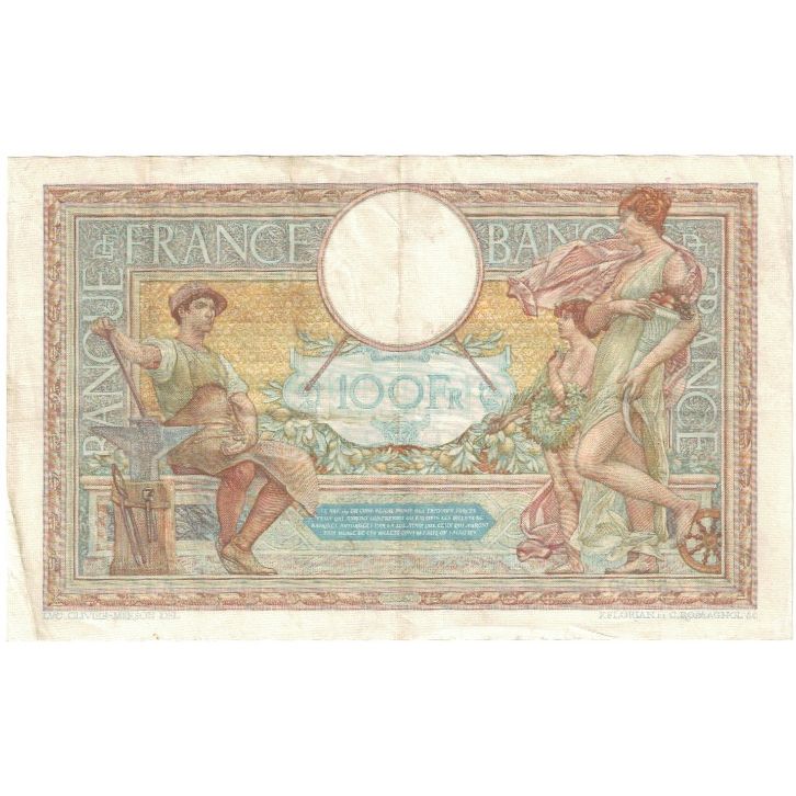Francia, 100 Francs, Luc Olivier Merson, 1937, Z.55220, BB, Fayette:24.16