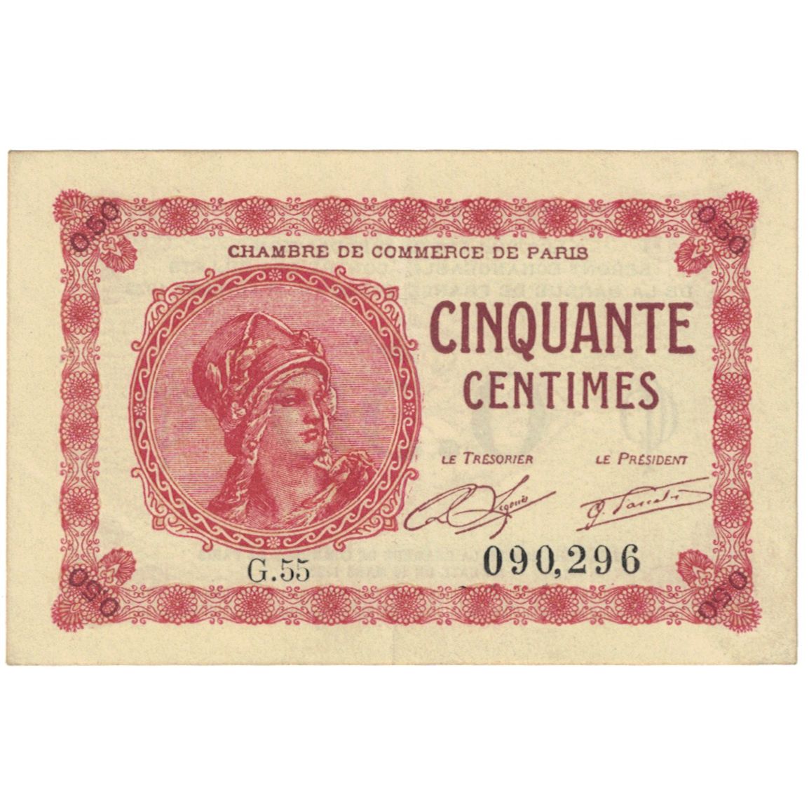 Francia, Paris, 50 Centimes, 1920, UNC, Pirot:97-10