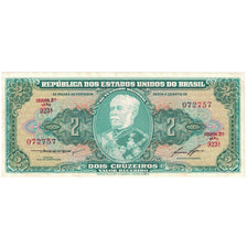 Banknote, Brazil, 2 Cruzeiros, Undated (1956-58), KM:157Ac, EF(40-45)