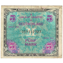 Banknote, Germany, 5 Mark, 1944, KM:193a, VF(20-25)